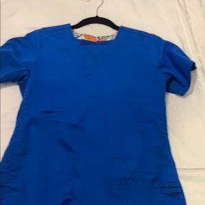 Vera Bradley Royal Blue Scrub Set